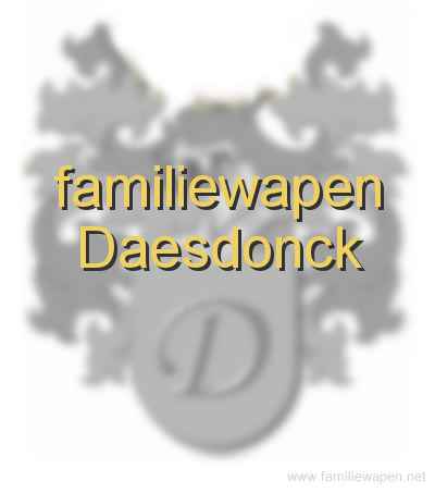 familiewapen Daesdonck