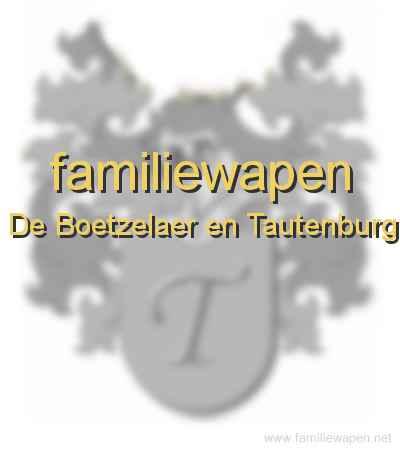 familiewapen De Boetzelaer en Tautenburg