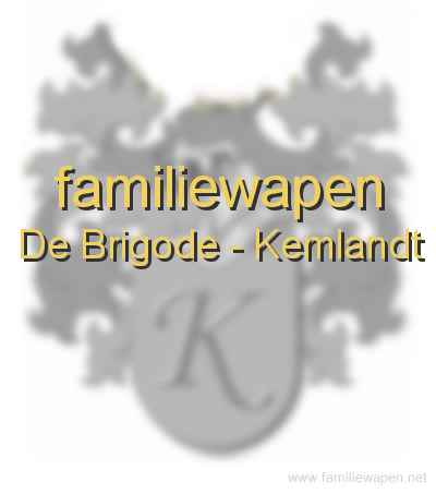 familiewapen De Brigode - Kemlandt