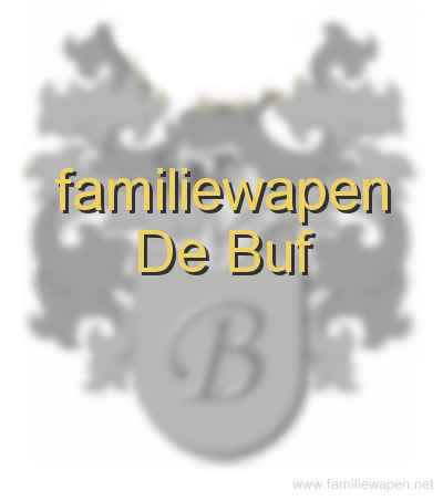 familiewapen De Buf