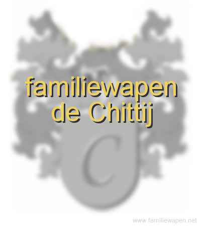 familiewapen de Chittij