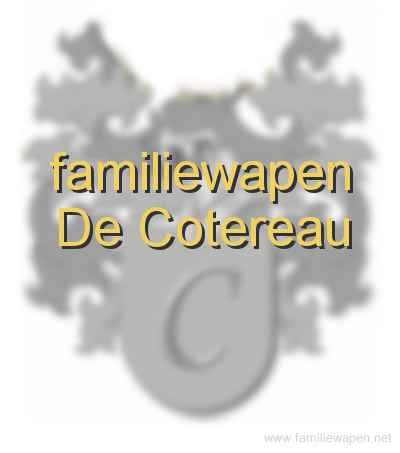 familiewapen De Cotereau