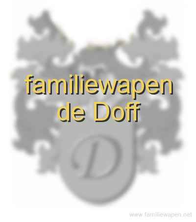 familiewapen de Doff