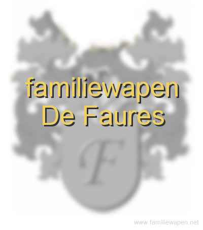 familiewapen De Faures