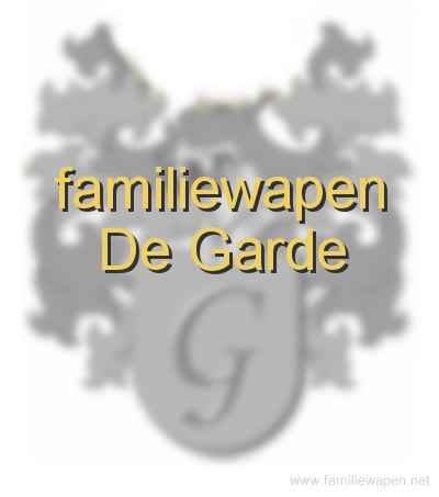 familiewapen De Garde