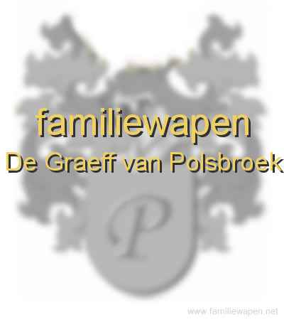 familiewapen De Graeff van Polsbroek