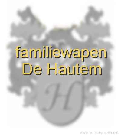 familiewapen De Hautem