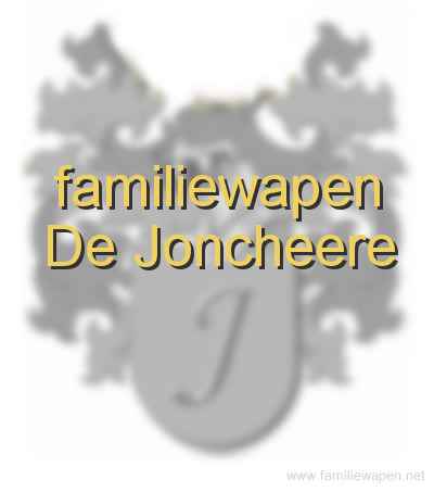 familiewapen De Joncheere