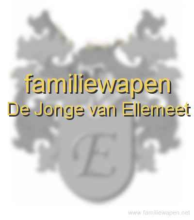 familiewapen De Jonge van Ellemeet