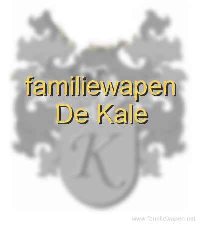 familiewapen De Kale