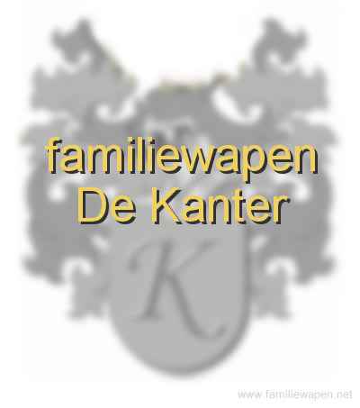 familiewapen De Kanter