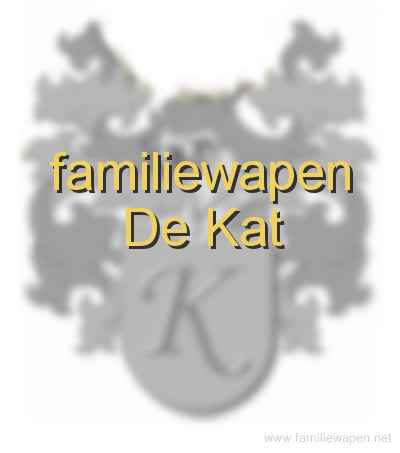 familiewapen De Kat