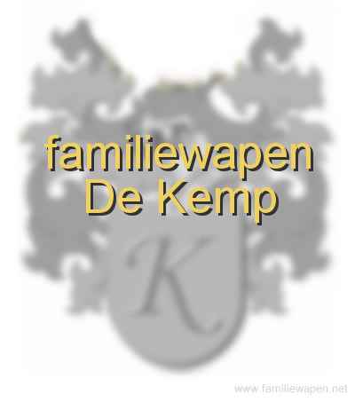 familiewapen De Kemp