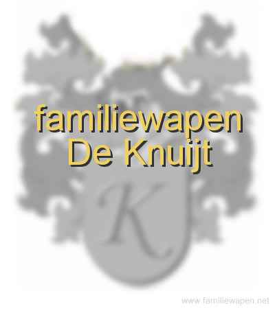 familiewapen De Knuijt