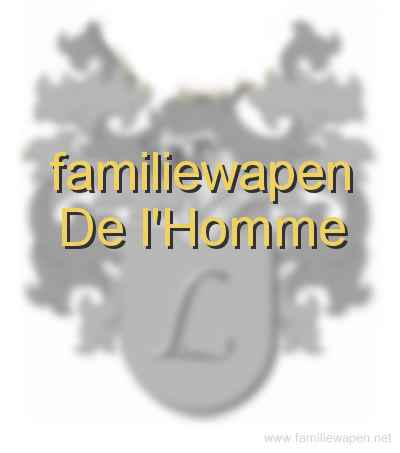 familiewapen De l'Homme