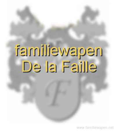 familiewapen De la Faille