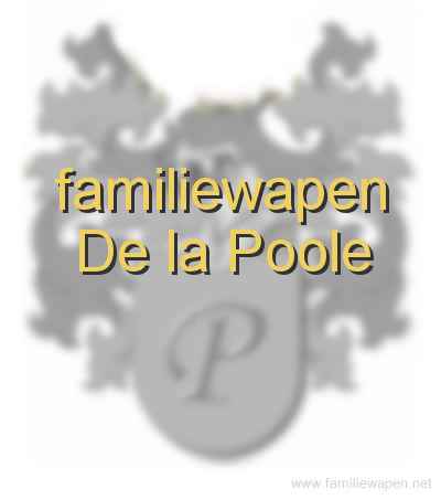 familiewapen De la Poole