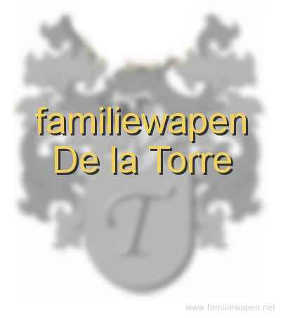 familiewapen De la Torre