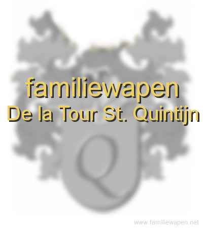 familiewapen De la Tour St. Quintijn