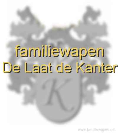 familiewapen De Laat de Kanter