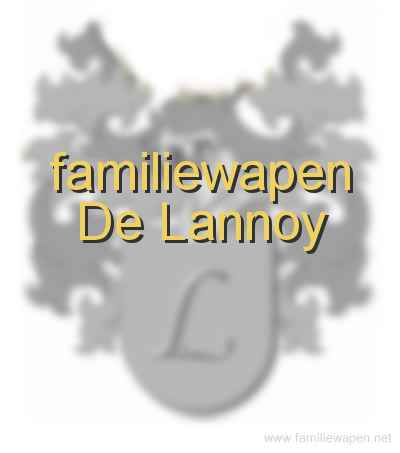 familiewapen De Lannoy