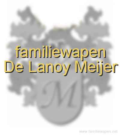 familiewapen De Lanoy Meijer