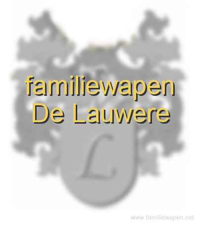 familiewapen De Lauwere