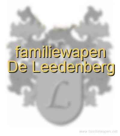 familiewapen De Leedenberg