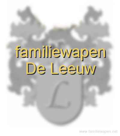 familiewapen De Leeuw