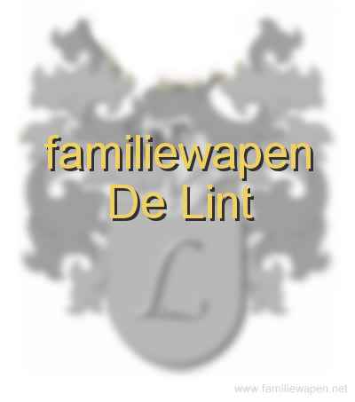 familiewapen De Lint