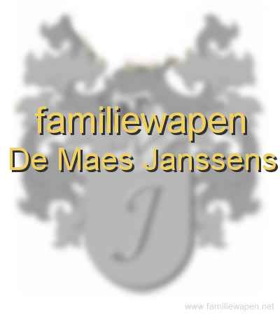 familiewapen De Maes Janssens