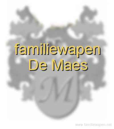 familiewapen De Maes