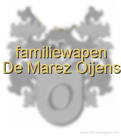 familiewapen De Marez Oijens