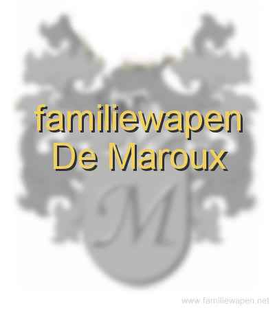 familiewapen De Maroux