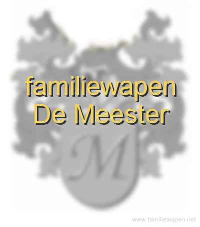 familiewapen De Meester