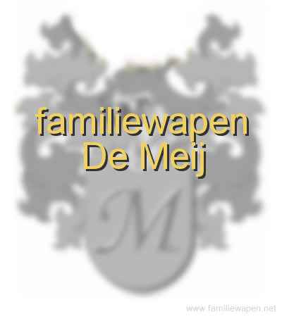 familiewapen De Meij