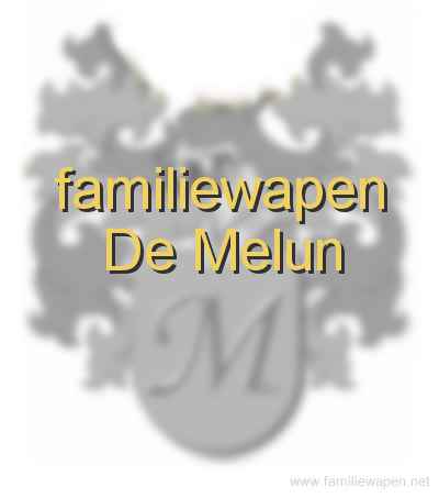 familiewapen De Melun