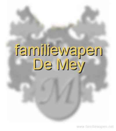 familiewapen De Mey