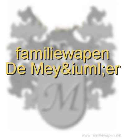 familiewapen De Meyïer