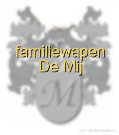 familiewapen De Mij