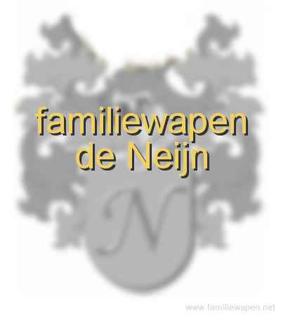 familiewapen de Neijn