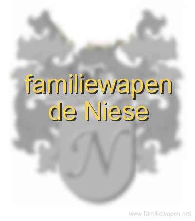 familiewapen de Niese