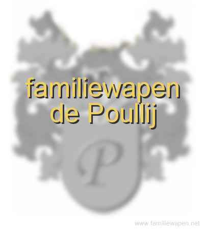 familiewapen de Poullij