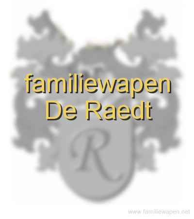 familiewapen De Raedt