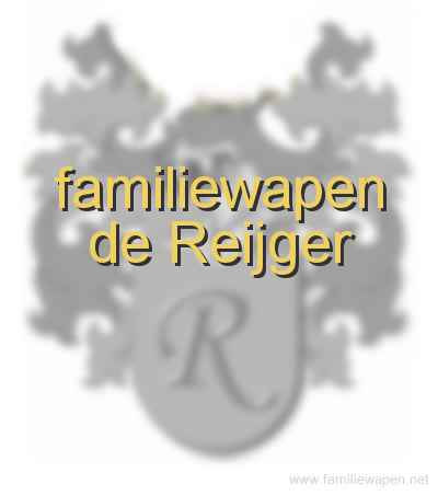 familiewapen de Reijger