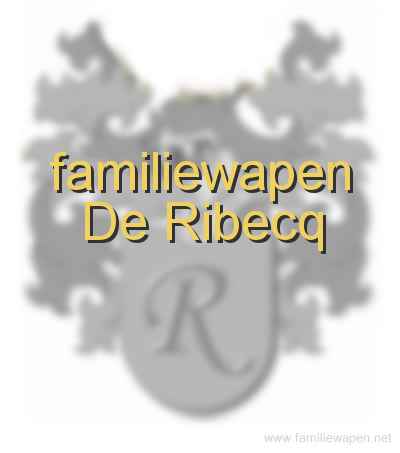 familiewapen De Ribecq