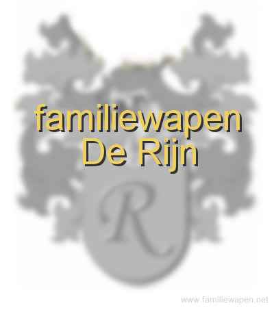 familiewapen De Rijn