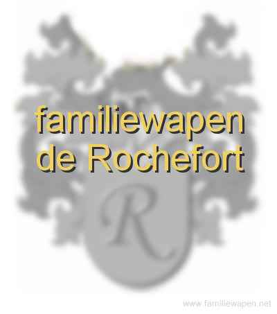 familiewapen de Rochefort