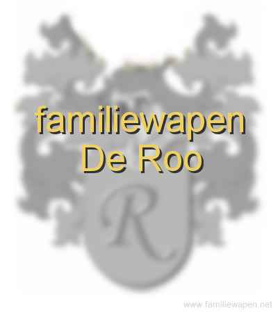 familiewapen De Roo