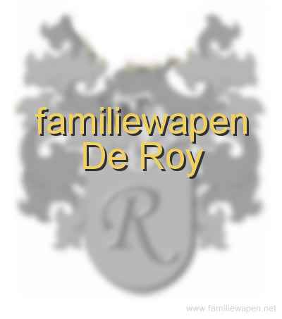 familiewapen De Roy